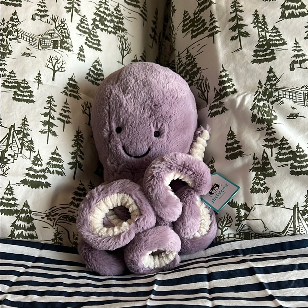 Jellycat Lavender Plush Octopus
